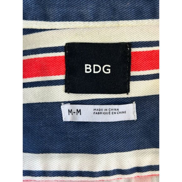 BDG by Urban Outfitters Women's Striped Jean Jacket - Sz M - Picture 5 of 7